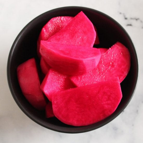 Beetroot Pickled Turnips