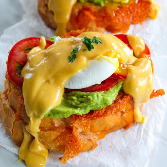 Breakfast Grilled Cheese Benedict