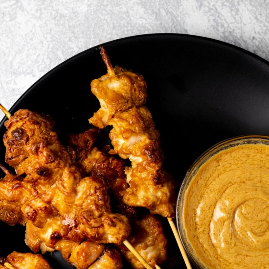 Chicken Satay Skewers