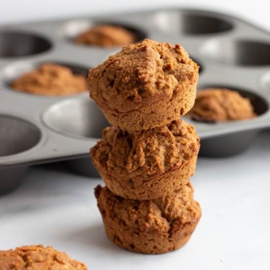 Whole Wheat Muffins (vegan)