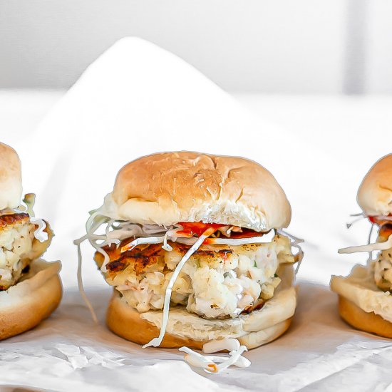 cajun shrimp sliders