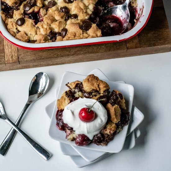 Black Forest Cherry Cobbler