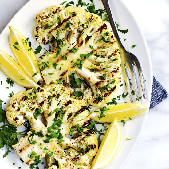 Grilled Cauliflower Steaks