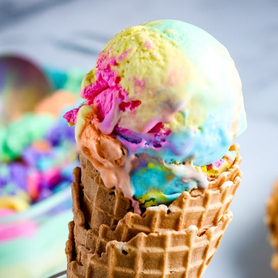 Rainbow Ice Cream