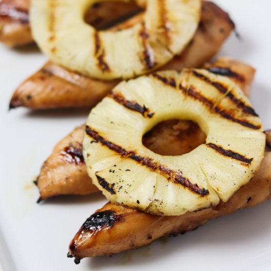 Grilled Pineapple Chicken Tenders