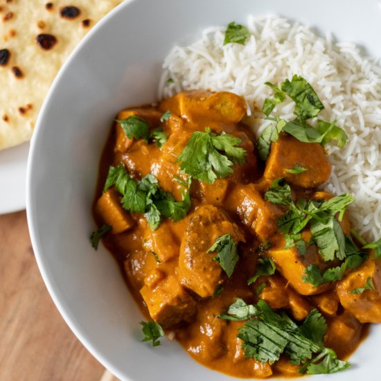 Vegan Chicken Tikka Masala