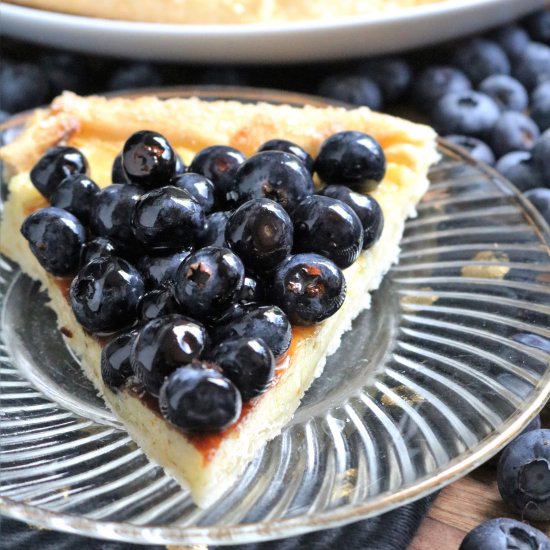 Blueberries and Cream Galette