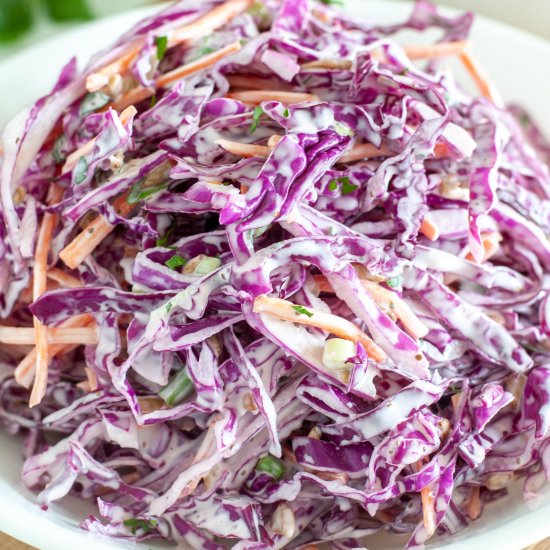 Red Cabbage Slaw