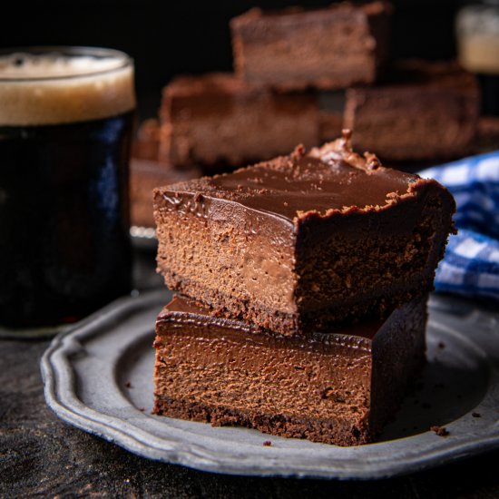 Chocolate Murder Cheesecake Bars