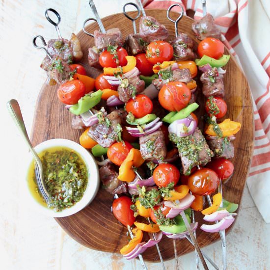 Grilled Steak Kabobs