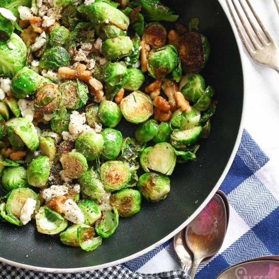 Fried Blue Cheese Brussel Sprouts