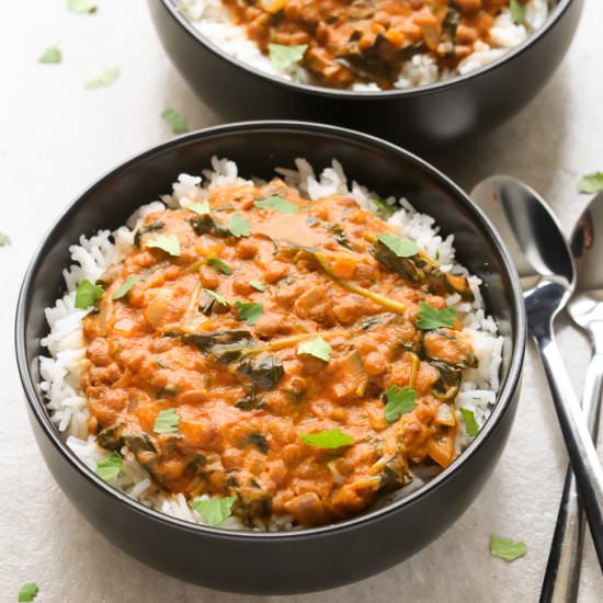 Indian Coconut Lentil Curry