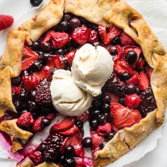 Summer Berry Galette