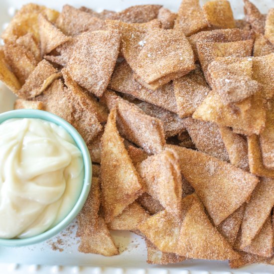 Cinnamon Sugar Chips & Creamy Icing