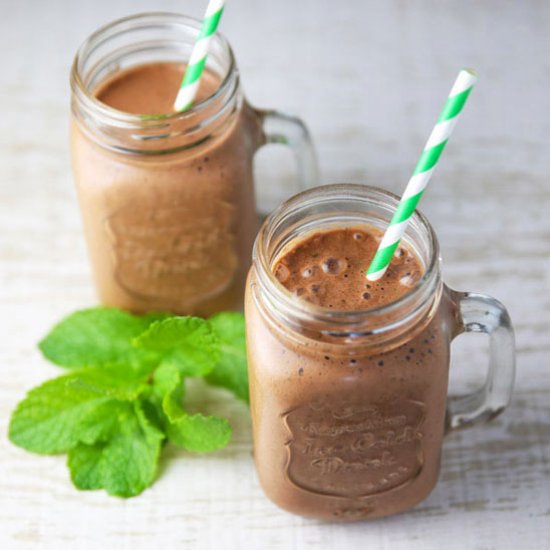 Healthy Chocolate Mint Smoothie