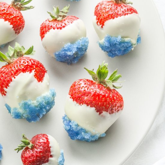 White Chocolate Dipped Strawberries