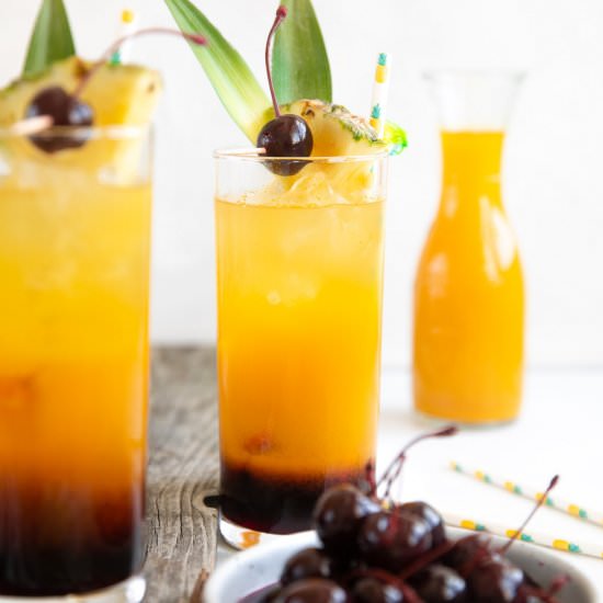 Cherry Turmeric Cocktail