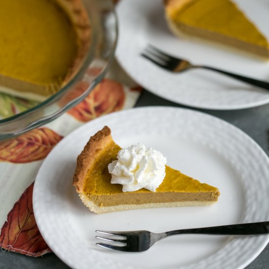 Low Carb Pumpkin Pie