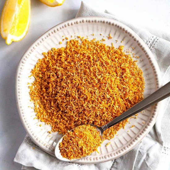 How to Make Dried Lemon Peel