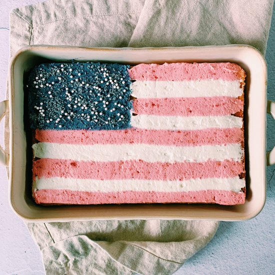 American Flag Cake