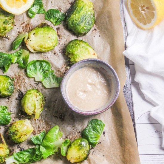 Smashed Brussels Sprouts