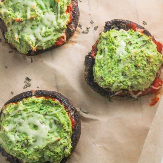 Healthy Stuffed Mushrooms