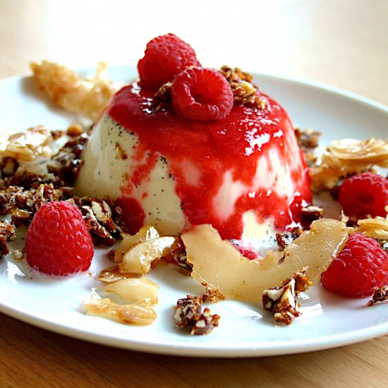 Raspberry Pannacotta