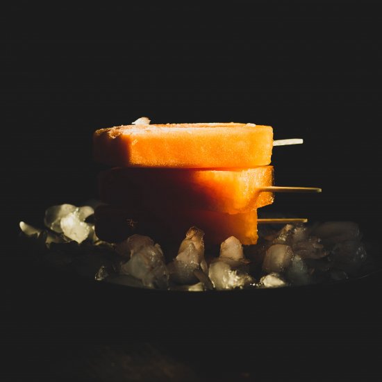 Orange-Carrot-Turmeric Popsicles