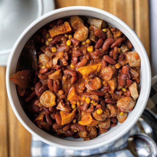 Sausage and red beans stew