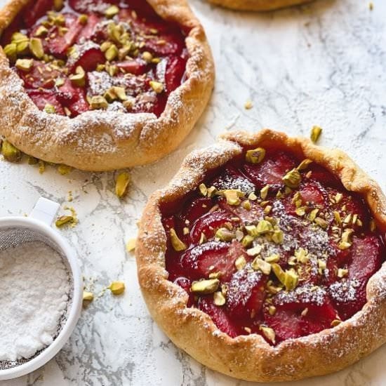 STRAWBERRY PISTACHIO GALETTES FROM