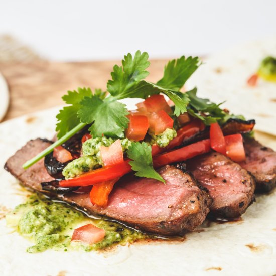 MINI STEAK FAJITAS