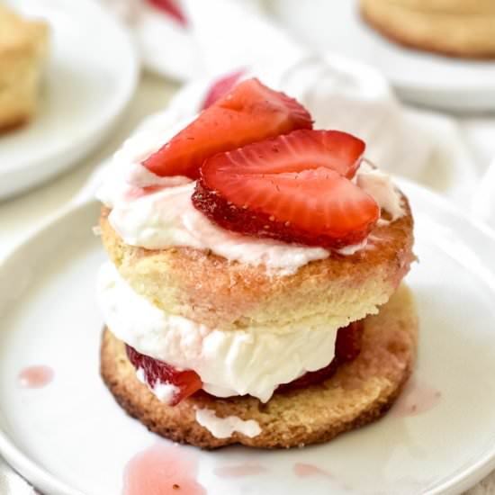 Homemade Strawberry Shortcake