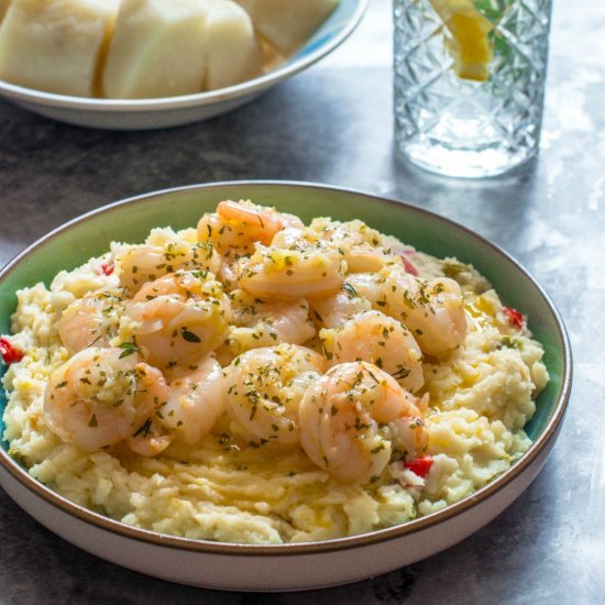 Pan Fried Garlic Butter Shrimp