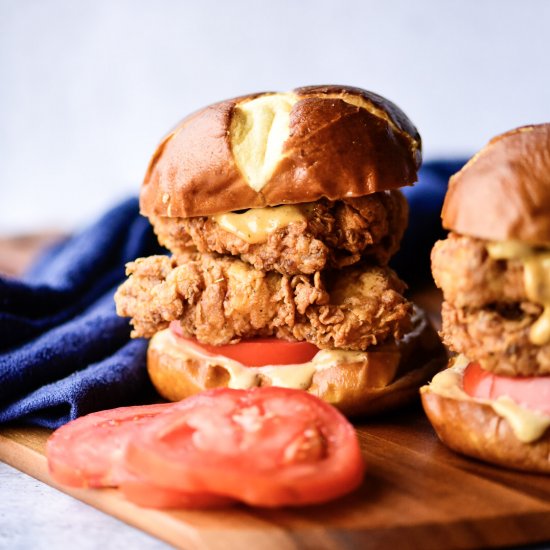 Spicy Cajun Crispy Chicken Sandwich