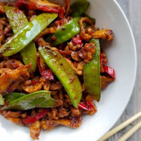 Chicken with Chili Bean Sauce