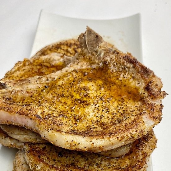 Pan Seared Pork Chops