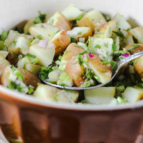 Vegan Lemon Herb Potato Salad