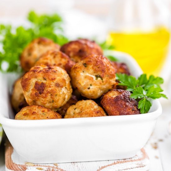 Air Fryer Turkey Meatballs