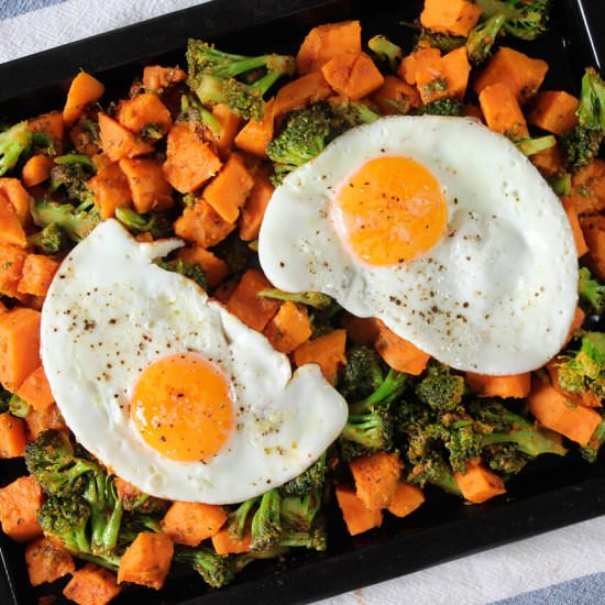 Vegetables breakfast hash