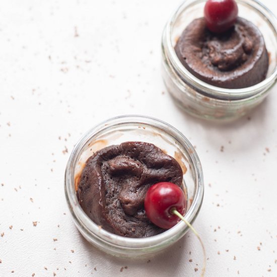 Healthy Chocolate Lava Mug Cake