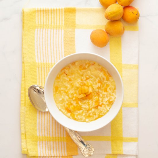 Apricot risotto