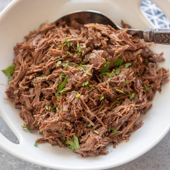 Instant Pot Shredded Beef