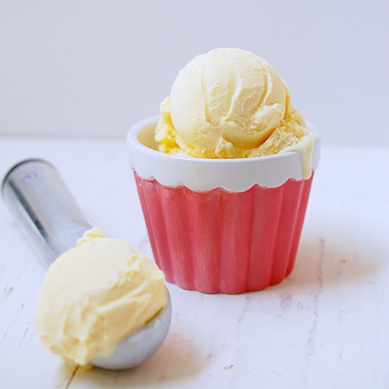 Lilikoi (passionfruit) ice cream