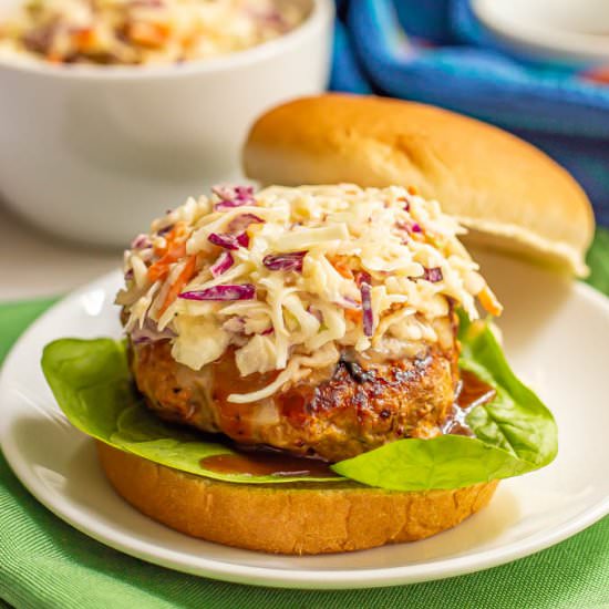 BBQ turkey burgers