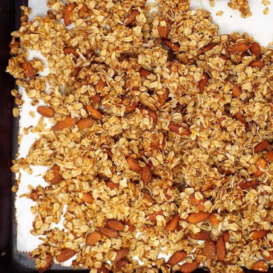 Healthy Almond Date Granola