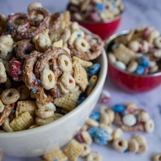 White Chocolate Chex Mix