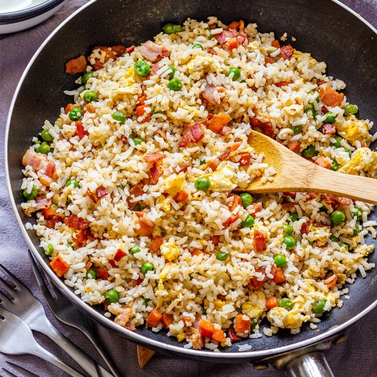 bacon fried rice