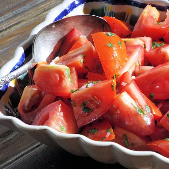 Tomato Salad with Lime Dressing