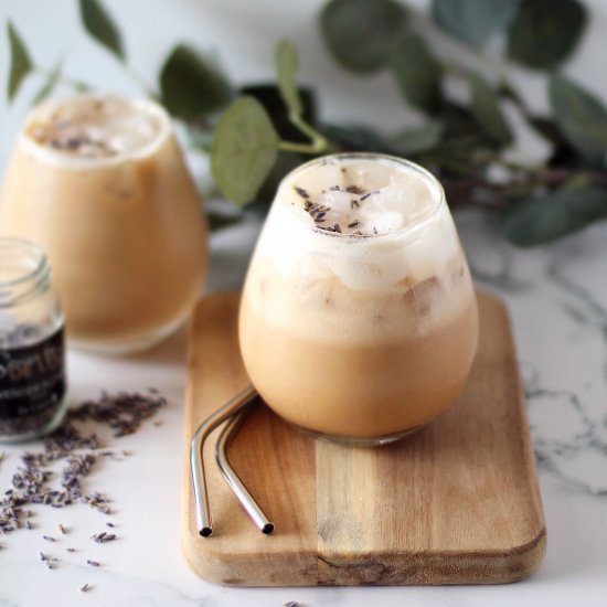 Lavender Iced Coffee