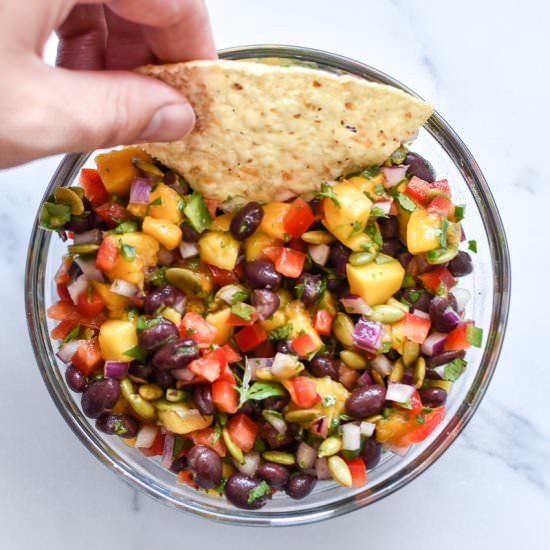 Mango Black Bean Salsa